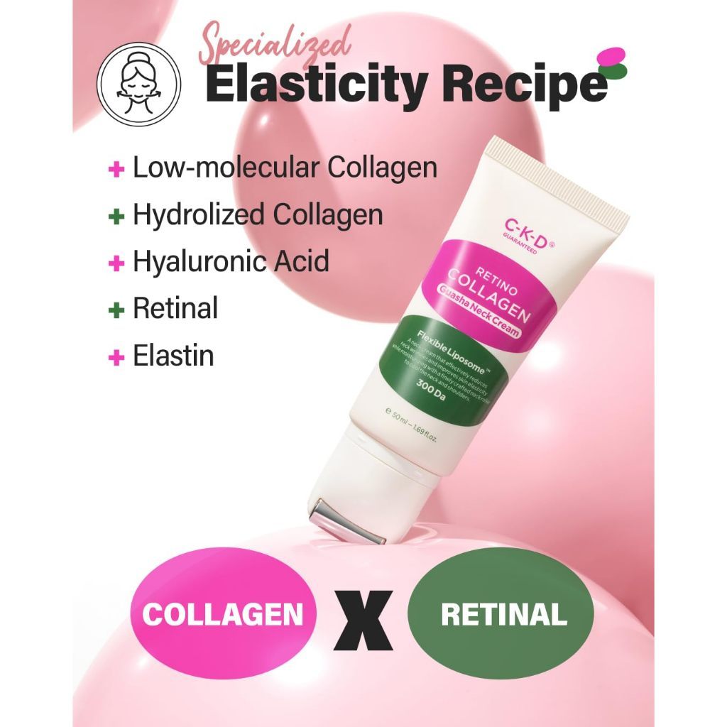 Crema para cuello CKD Retino Collagen Low Molecular 300 Guasha 50ml
