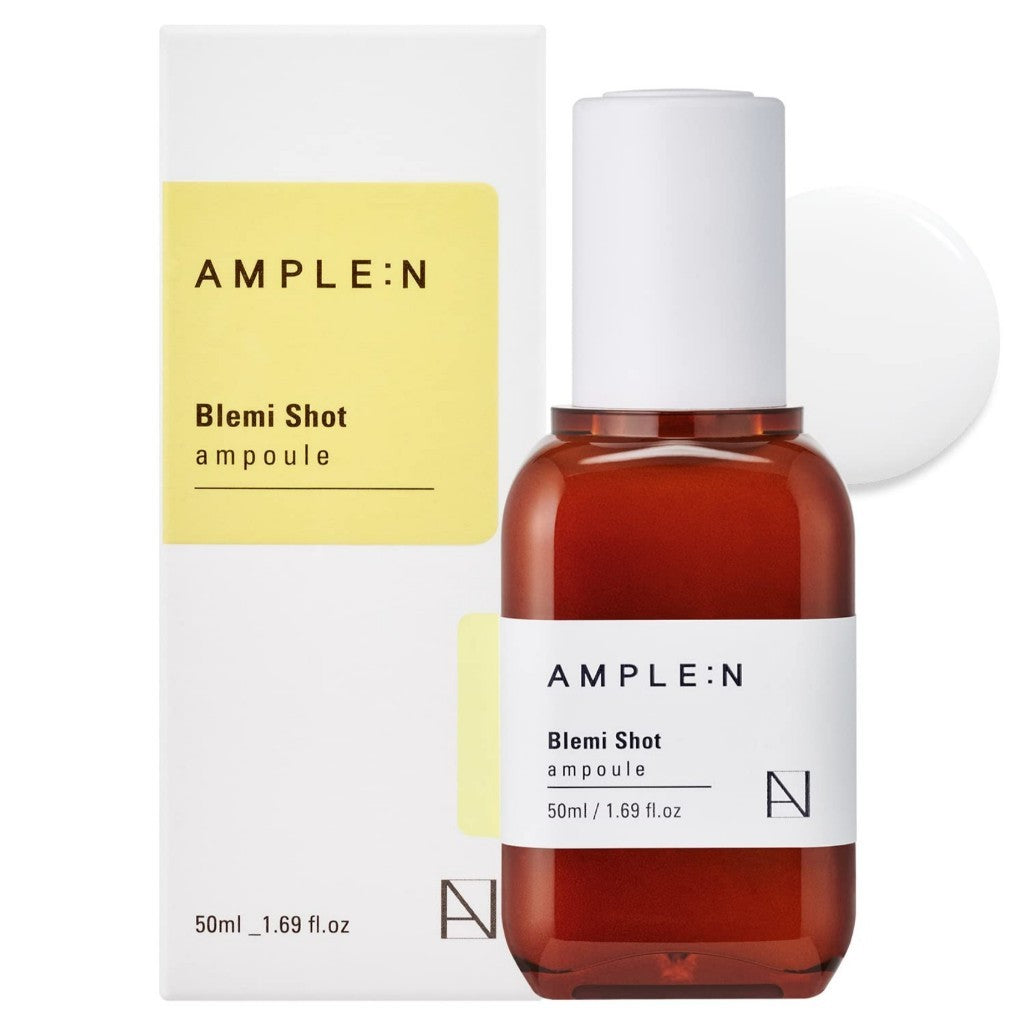 AMPLE:N Blemi Shot Serum (30mL / 50mL) – 7 Days Dark Spot Corrector Remover Serum, Niacinamide & Vitamin C