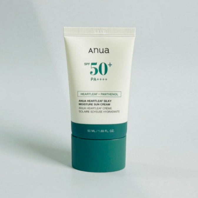 ANUA Heartleaf Silky Moisture Mild Sunscreen SPF 50+ PA++++ 50ml