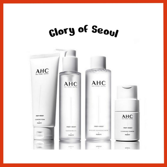 [NEW] AHC PREP + RESET Cleansing Collection (Cleansing foam / Cleansing oil / Cleansing water / Cleansing powder)