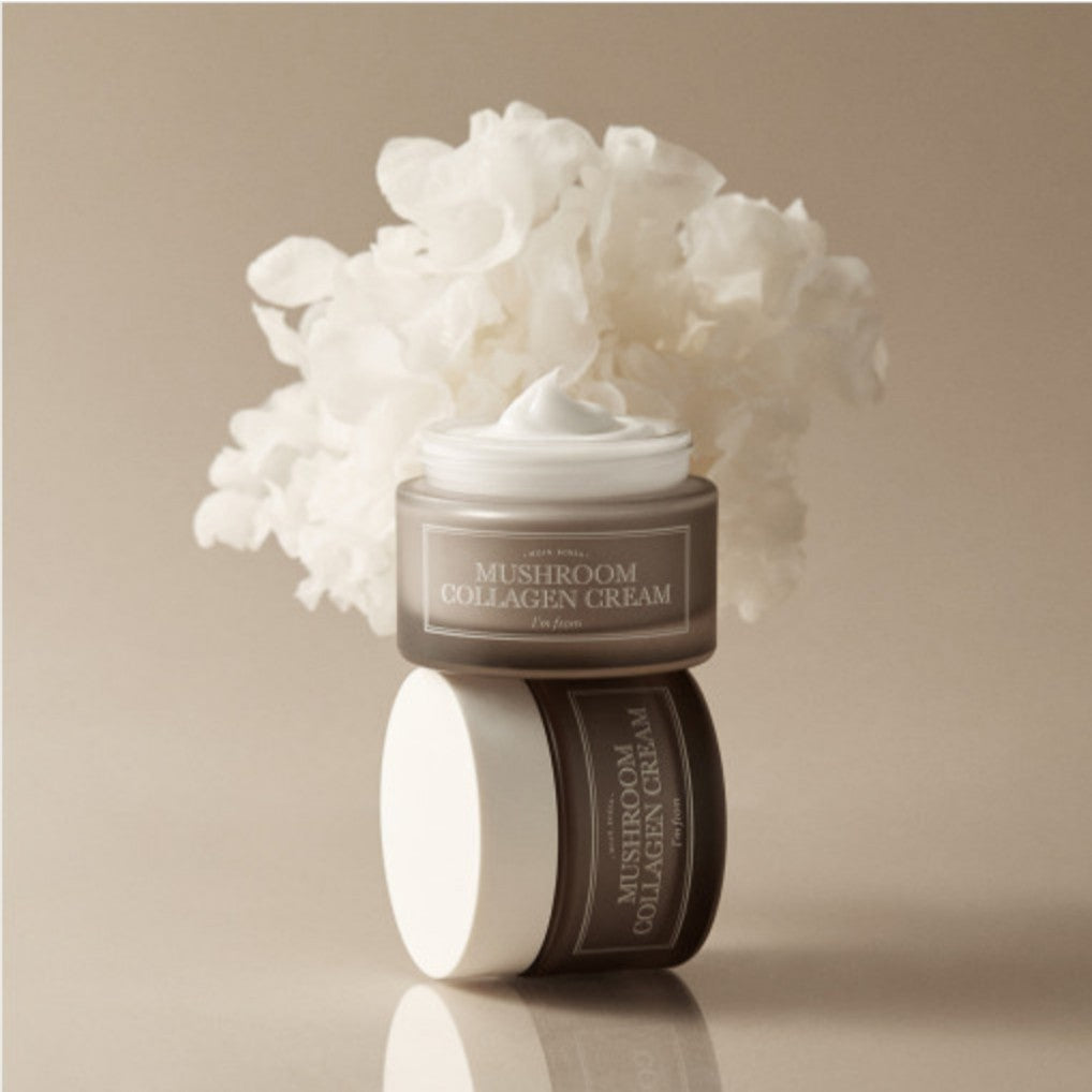 I’m from Mushroom Collagen Line (2Types) Mushroom Collagen Cream, 50mL / Mushroom Collagen Ampoule, 30mL