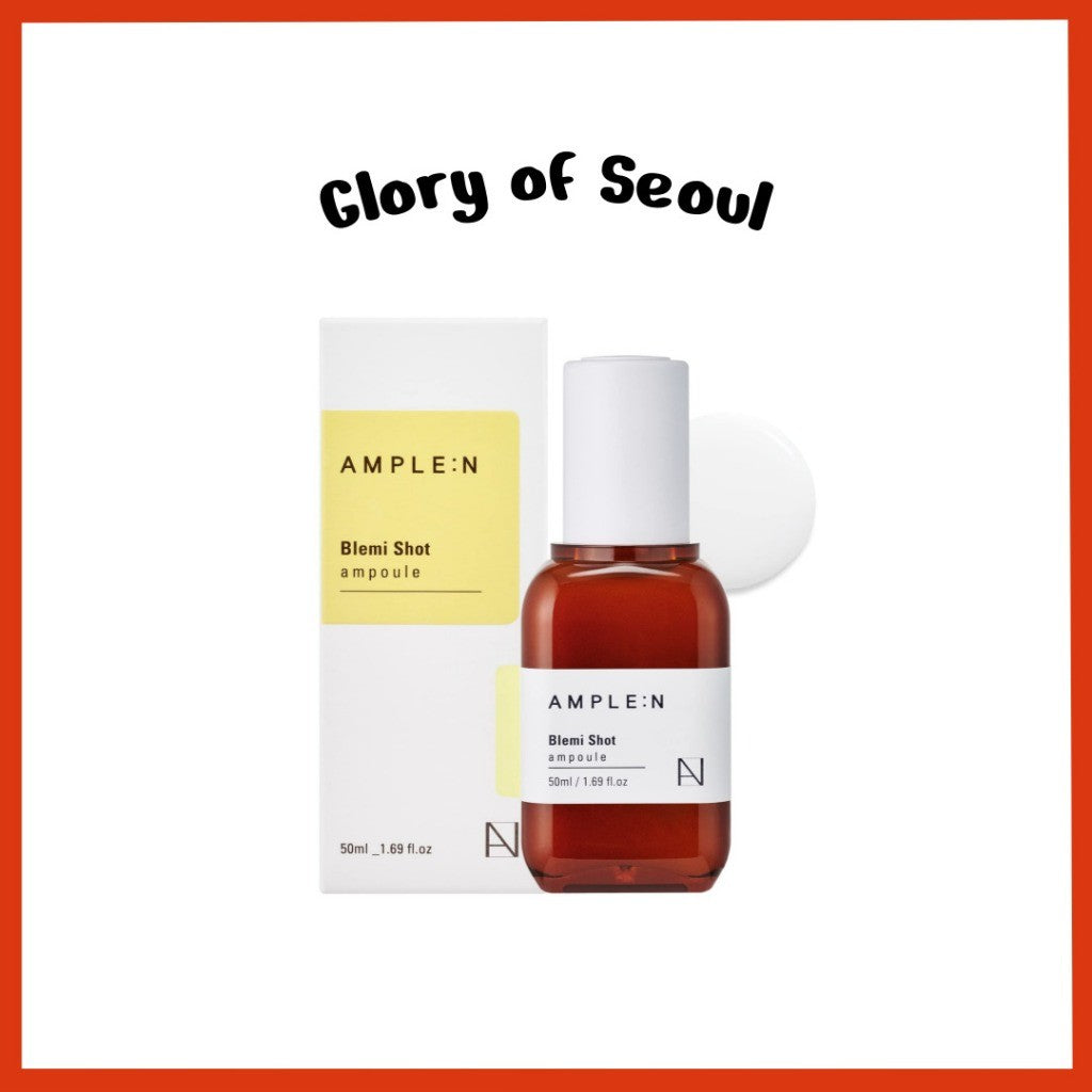 AMPLE:N Blemi Shot Serum (30mL / 50mL) – 7 Days Dark Spot Corrector Remover Serum, Niacinamide & Vitamin C
