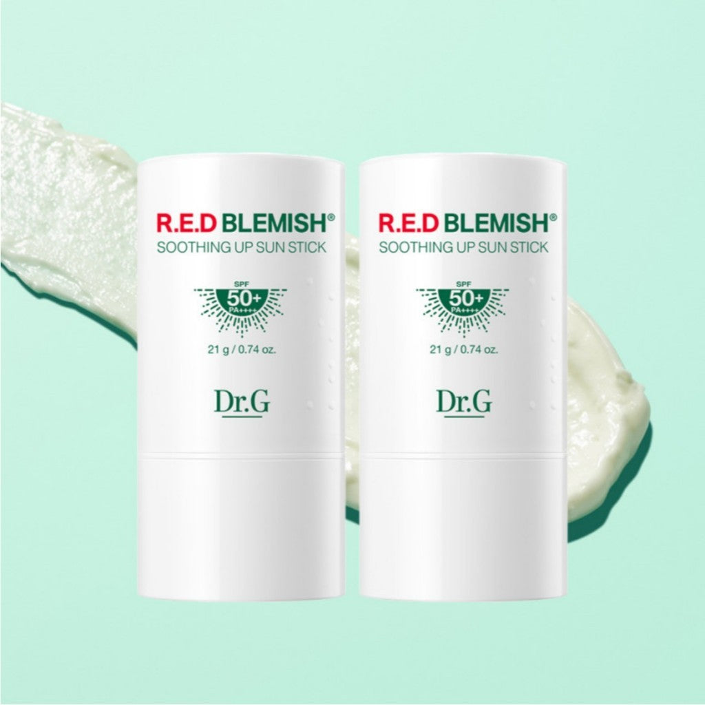 Dr.g R.E.D Blemish Soothing Up Sun Stick, 21g | SPF50+ PA++++, Reef Safe