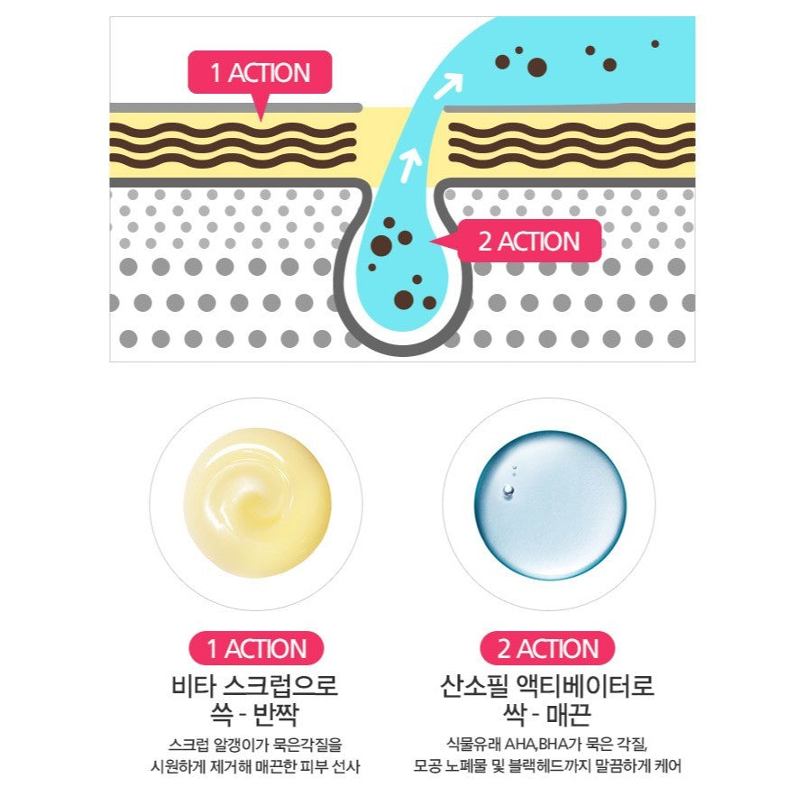 AMPLE:N VC-Shot Oxygen Peel 1pcs