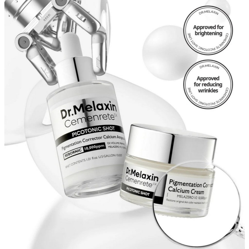 Dr.Melaxin Cemenrete Picotonic Shot Pigmentation Corrector Line (Cream 25g / Ampoule 30mL)