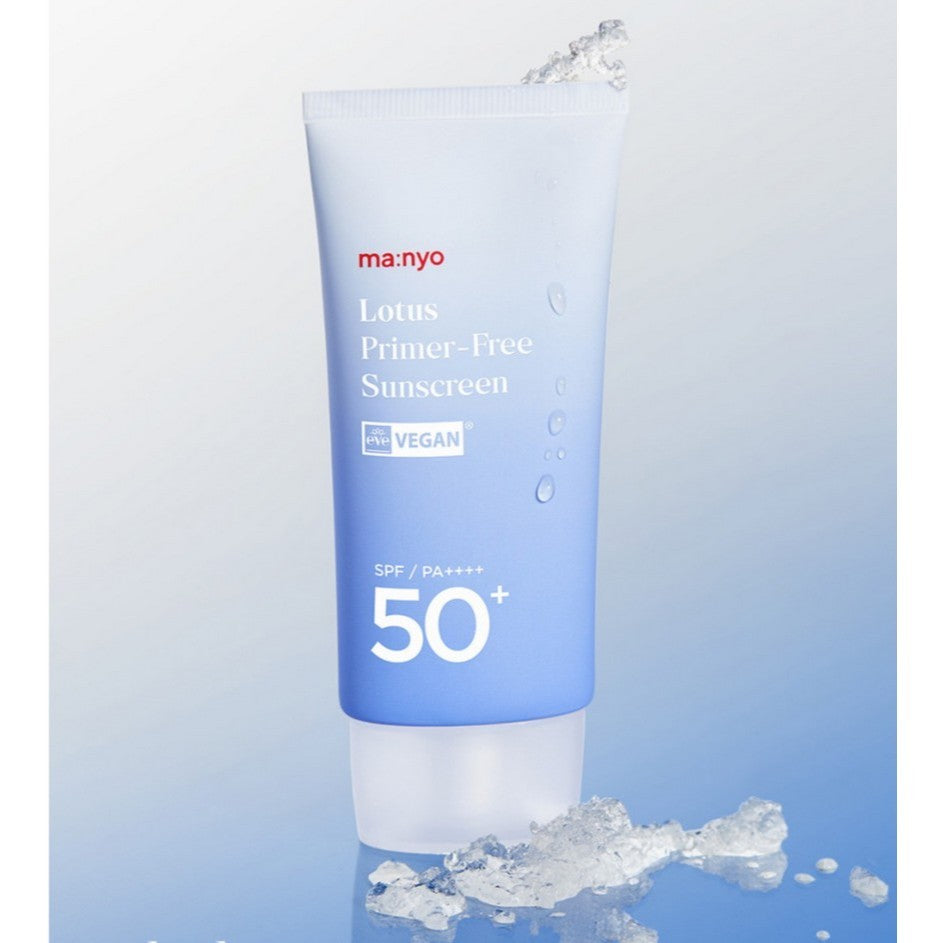 [NEW] Manyo Lotus Primer-Free Sunscreen, 50mL | SPF50+ PA++++