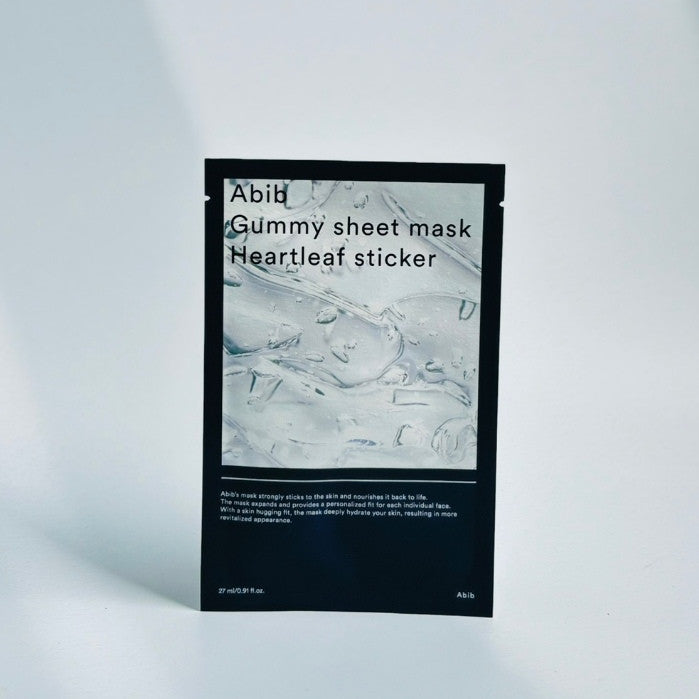 Abib Mild Acidic pH Sheet Mask (4 Types) / Gummy Sheet Mask (4 Types)