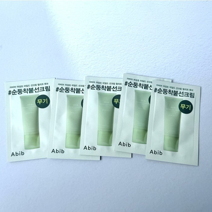 Abib Sunscreen Sachet 5ea Set (3 Types)