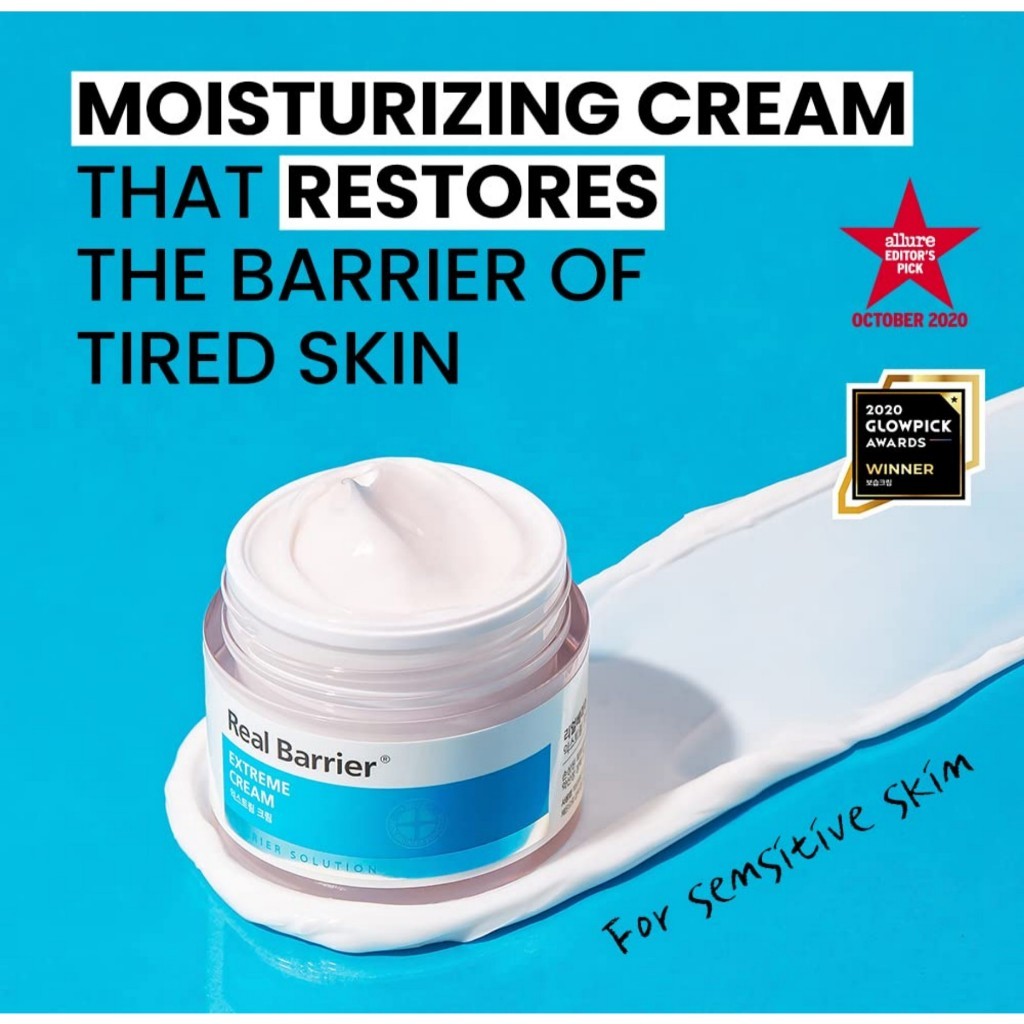 Real Barrier Extreme Cream 75ml (Tube) - Rich Anti-Ageing Moisturising Cream with Hyaluronic Acid and Ceramides