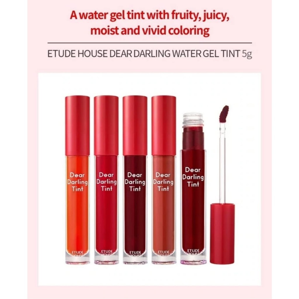 ETUDE Dear Darling Water Gel Tint, 5g (9 colors)