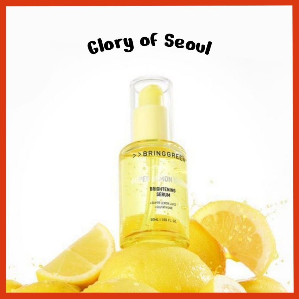 [Bring Green] Super Lemon Glutathione Brightening Serum, 50mL - No Box