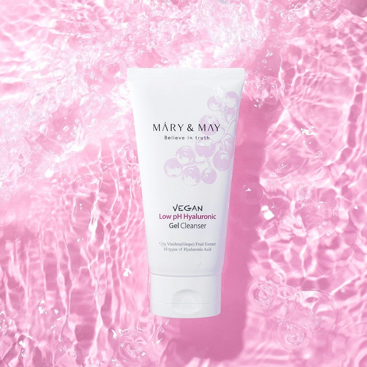 MARY&MAY Vegan Low pH Hyaluronic Gel Cleanser 150ml