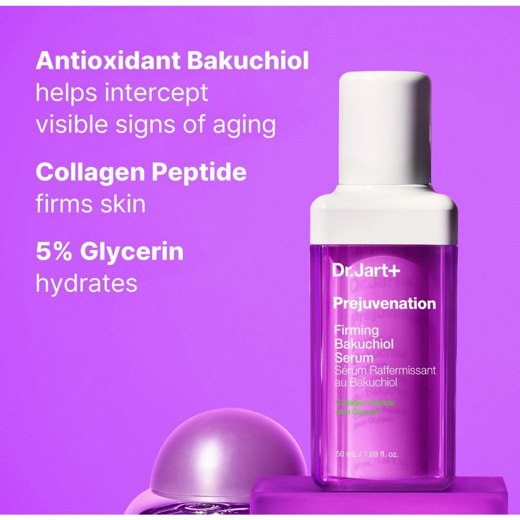 Dr.Jart+ Prejuvenation Firming Bakuchiol Serum, 50mL | for Preventative Aging | Anti Aging Serum