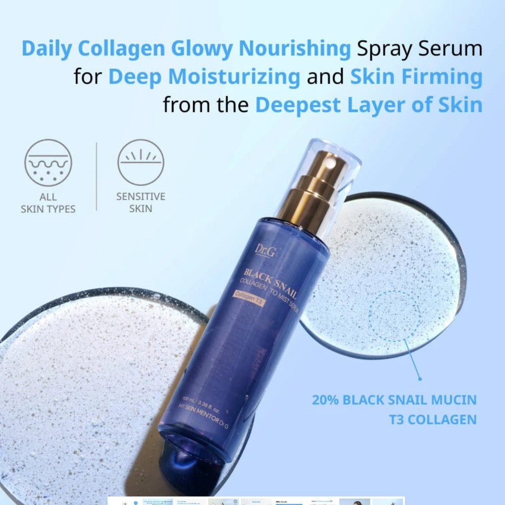 DR.G BLACK SNAIL COLLAGEN TO MIST SERUM, 100mL