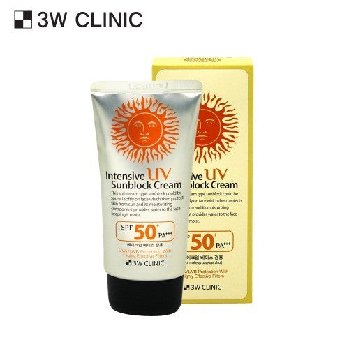 3W Clinic UV Sun Block Cream 3Type