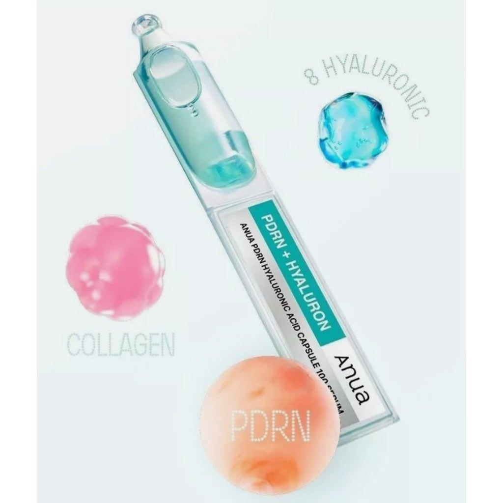 ANUA PDRN Hyaluronic Acid Capsule 100 Serum 1ml  (2 Options)