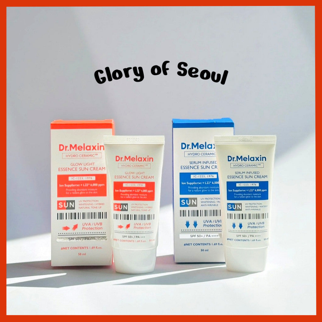 DR.MELAXIN Hydro Ceramic Waterfull Essence Sunscreen/Ceramic Tone Up Essence Sunscreen 50mL | SPF50+ PA++++
