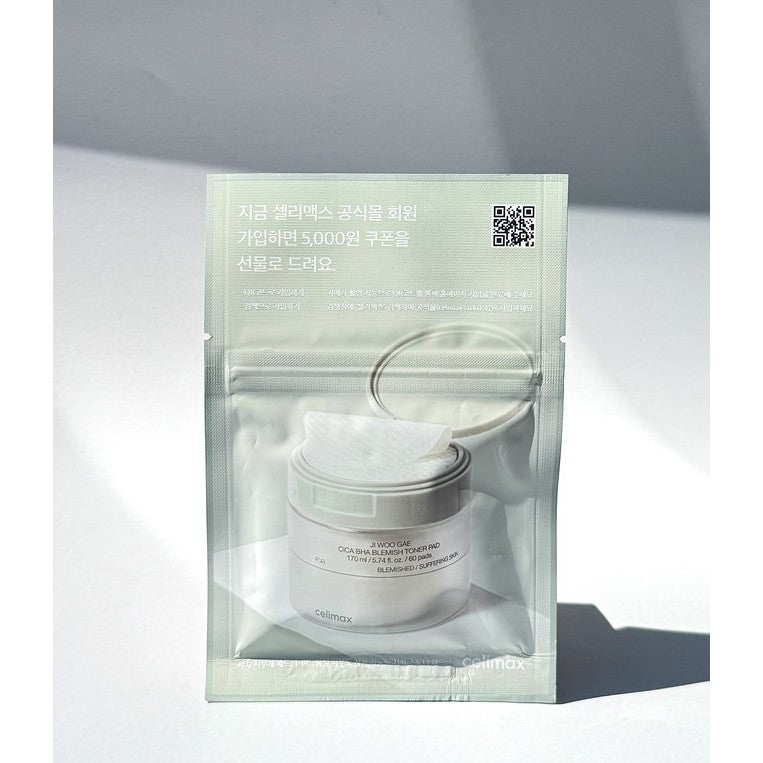 CELIMAX Cica BHA Blemish Toner Pad 10pads