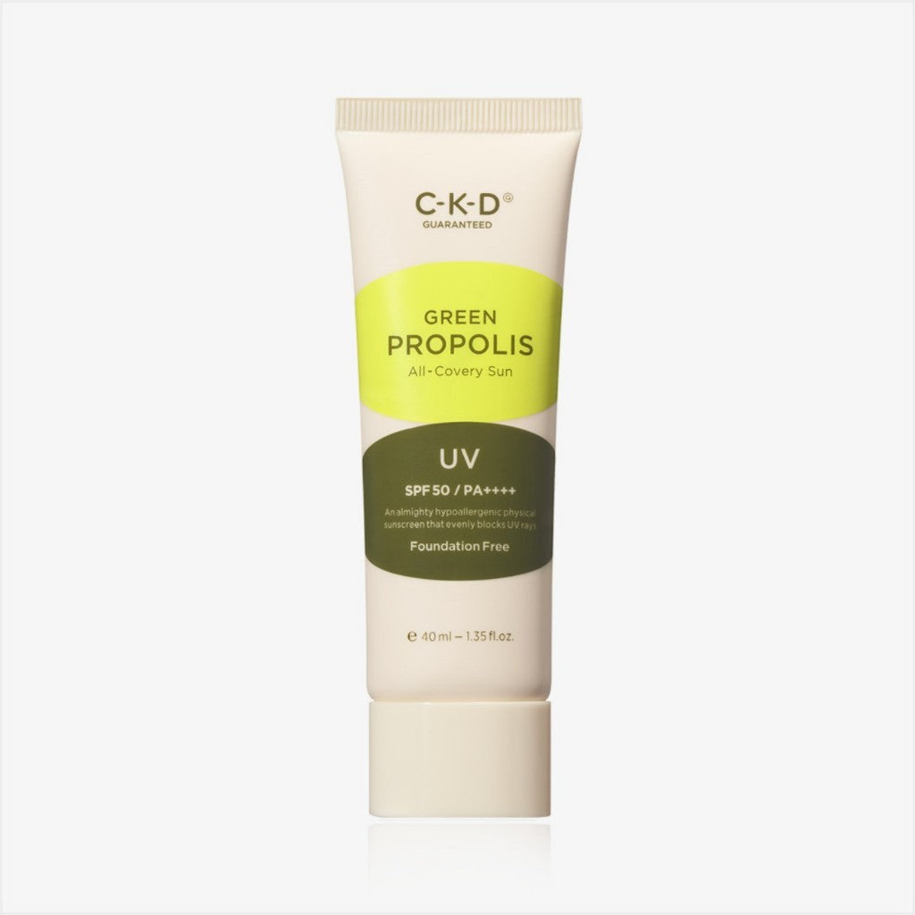 CKD Green Propolis Sunscreen SPF 50+ PA ++++ 40ml (2 Types) │ All-Covery / All-Mild