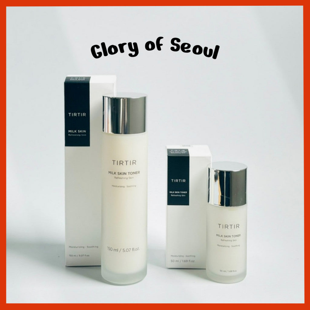 [TIRTIR] Milk Skin Toner, 150mL/50ml | Deep Moisturizing, Instant Glow, 2% Niacinamide, Chamomile, Rice Bran Extract, Ceramide, Panthenol