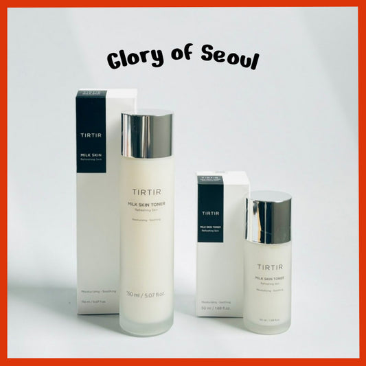 [TIRTIR] Milk Skin Toner, 150mL/50ml | Deep Moisturizing, Instant Glow, 2% Niacinamide, Chamomile, Rice Bran Extract, Ceramide, Panthenol