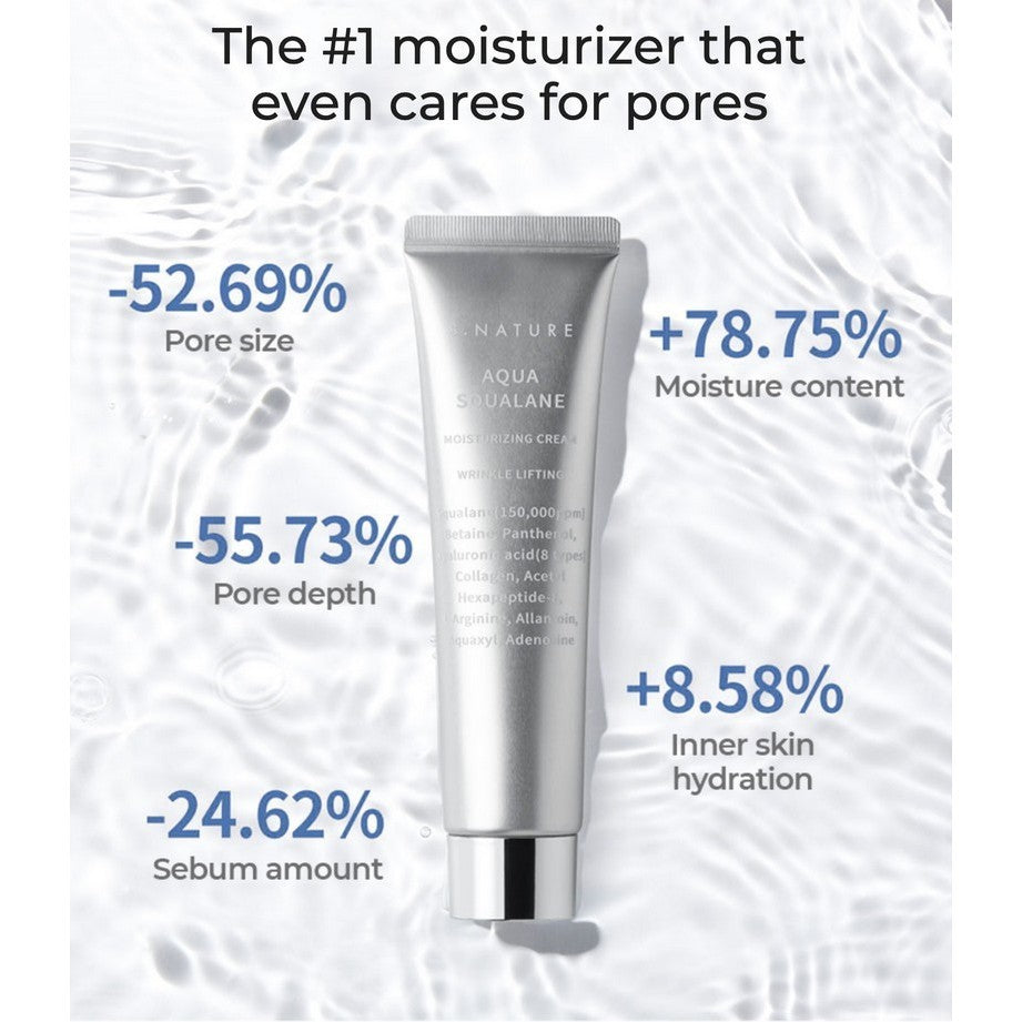 S.NATURE Aqua Squalane Moisturizing Cream 60mL/30ML