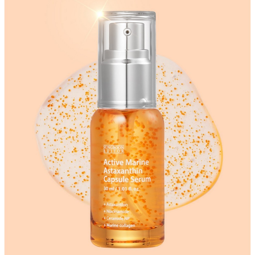 SUNGBOON EDITOR Active Marine Astaxanthin Capsule Serum (30ml / 80ml)