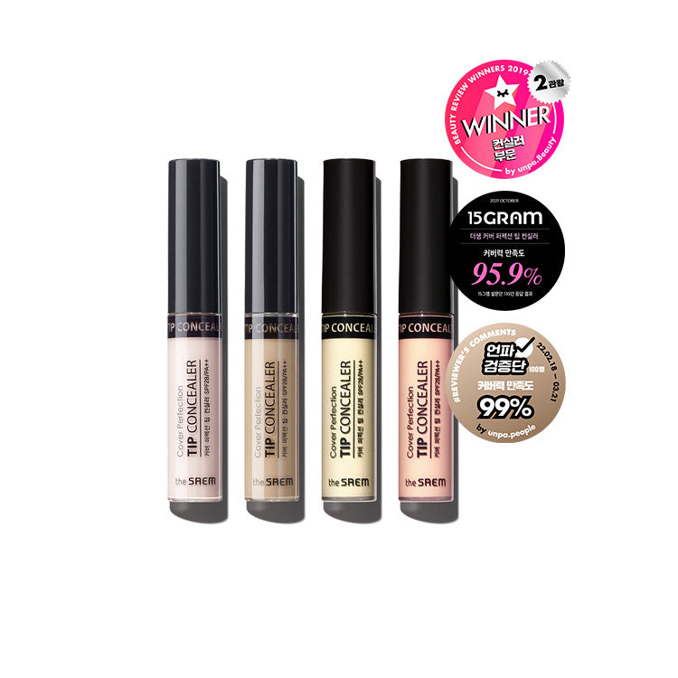 THE SAEM Cover Perfection Tip Concealer, 6.5g 10 Colores