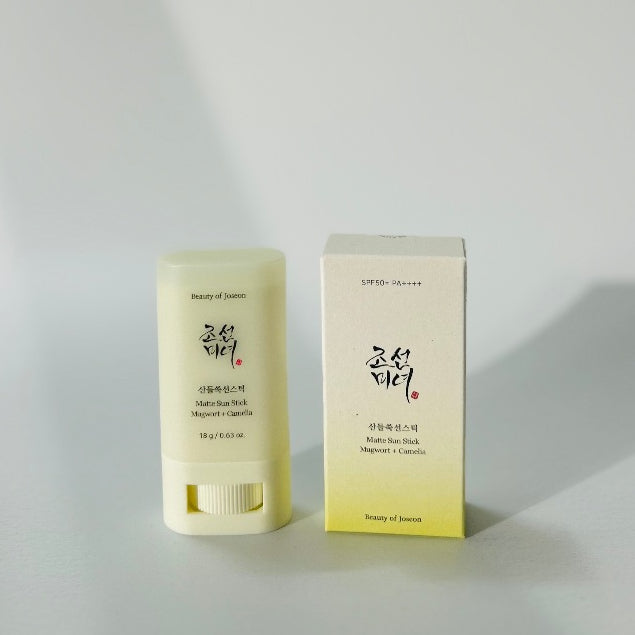 BEAUTY OF JOSEON Matte Sun Stick : Mugwort+Camelia 18g / 2 Options