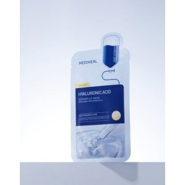 MEDIHEAL Derma Plus Mask 1 Sheet (7 Types) │ Green Tangerine / Cica / Hyaluronic / Propolis / Aloe / Heartleaf / Birch