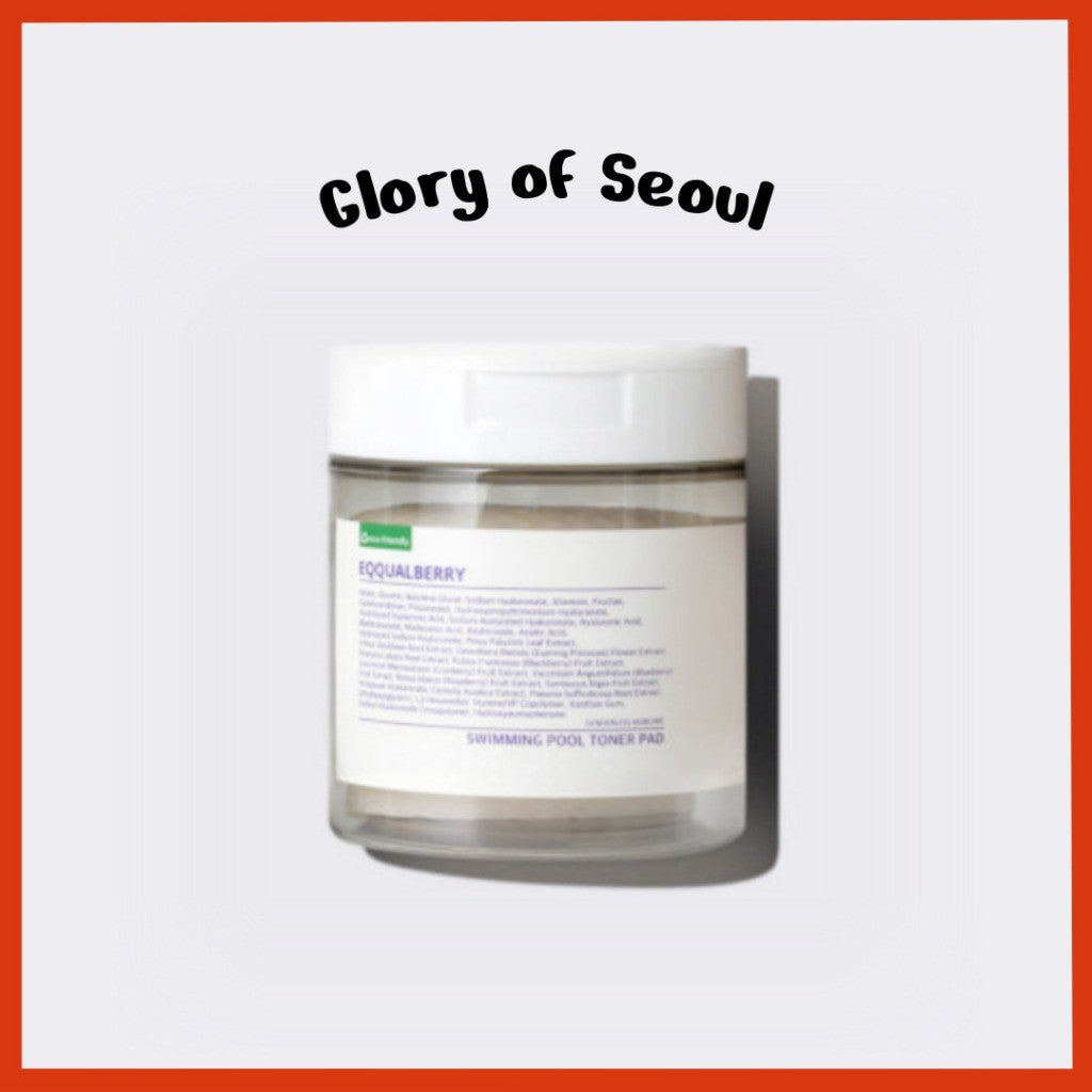 EQQUALBERRY Vegan Swimming Pool Toner Pads (70 Pads)