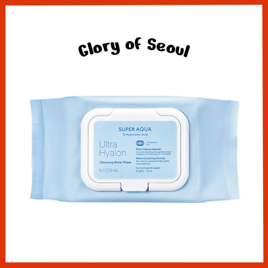 MISSHA Super Aqua Ultra Hyalron Cleansing Water Tissue 30ea
