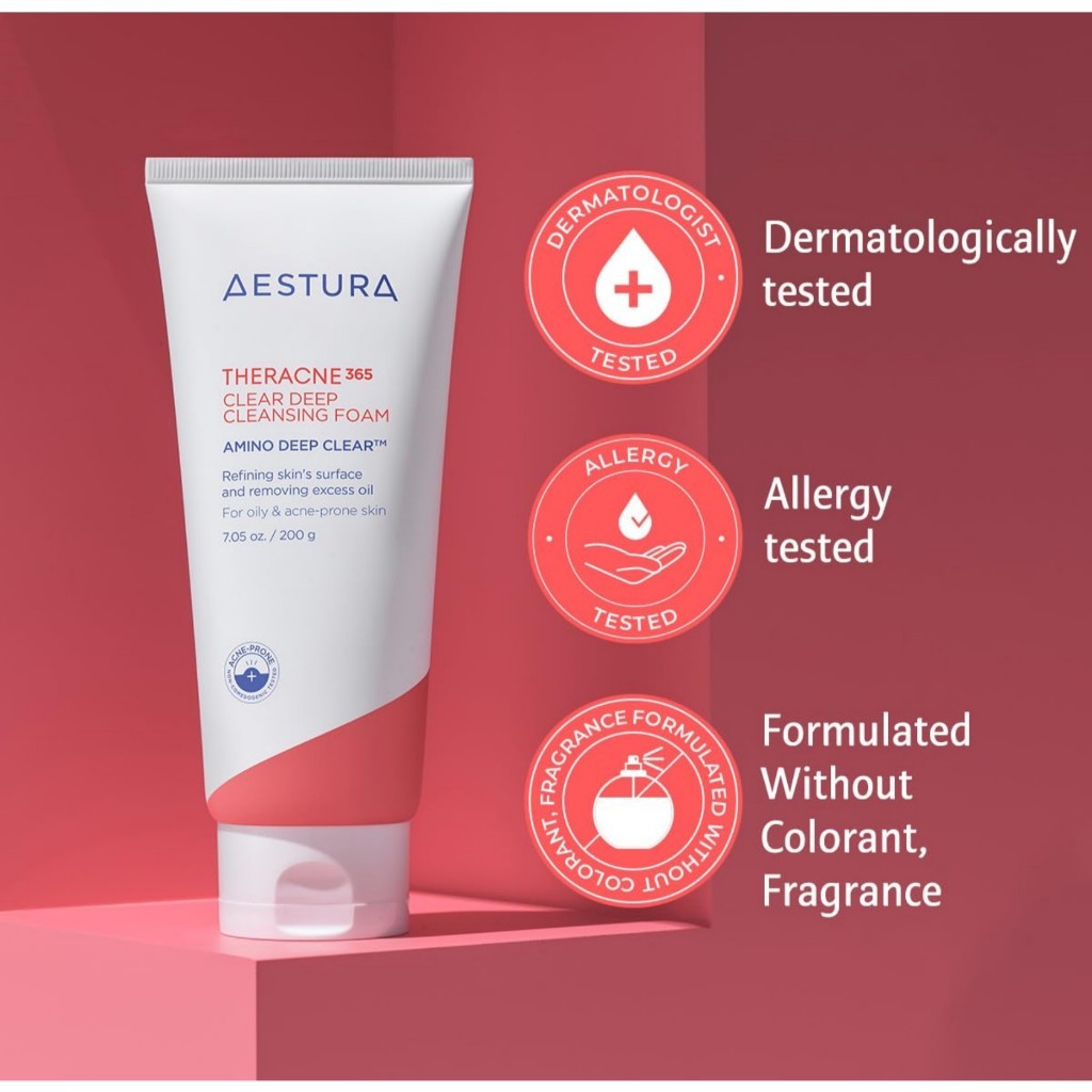 AESTURA Theracne 365 Espuma Limpiadora Profunda 200g
