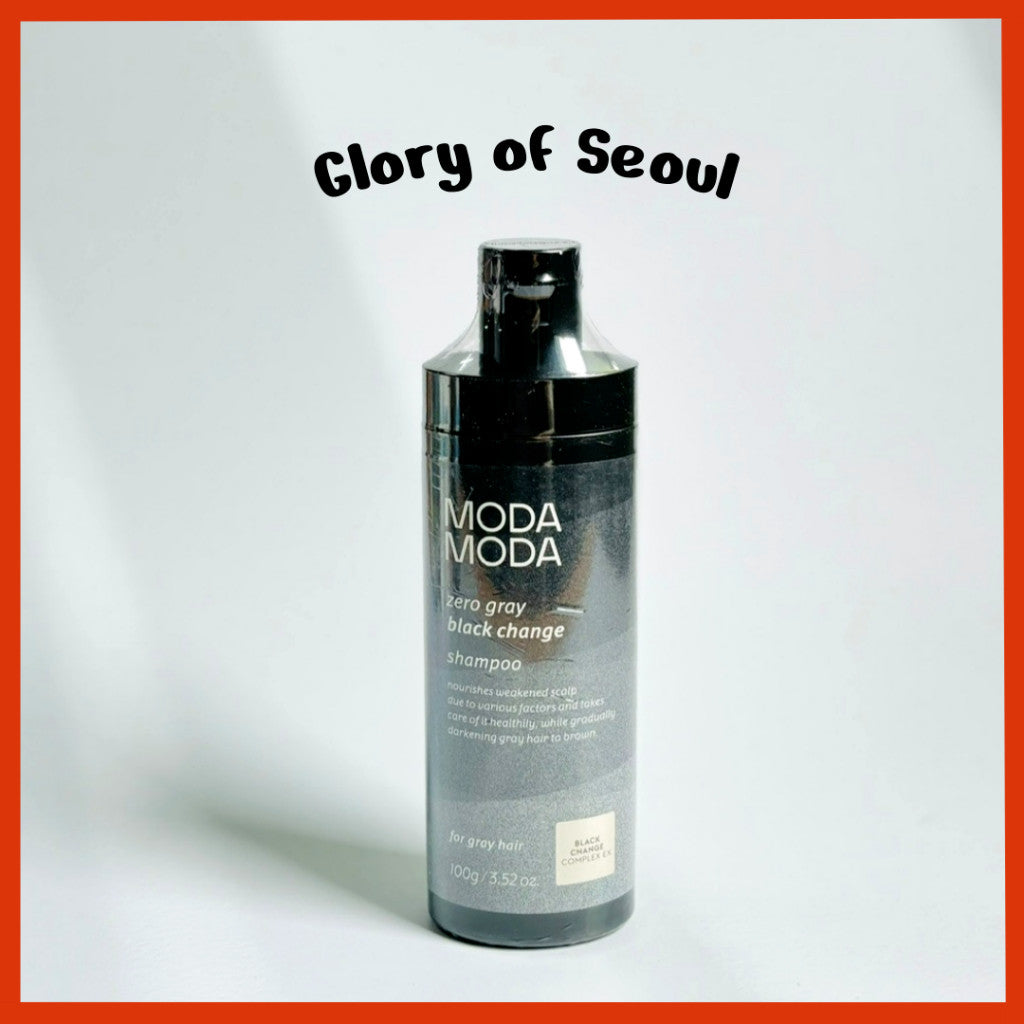 [ModaModa] Zero Gray Black Hair Shampoo (100g/300g) | Natural Darkening Color Shampoo Hair Dye for Hair & Scalp