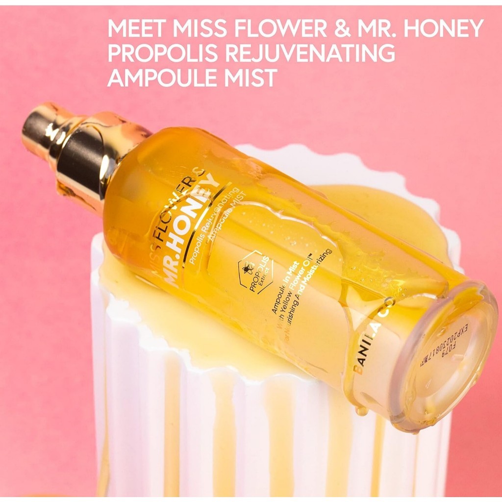 BANILA CO Miss Flower & Mr Honey Propolis Rejuvenating Ampoule Mist, 99mL