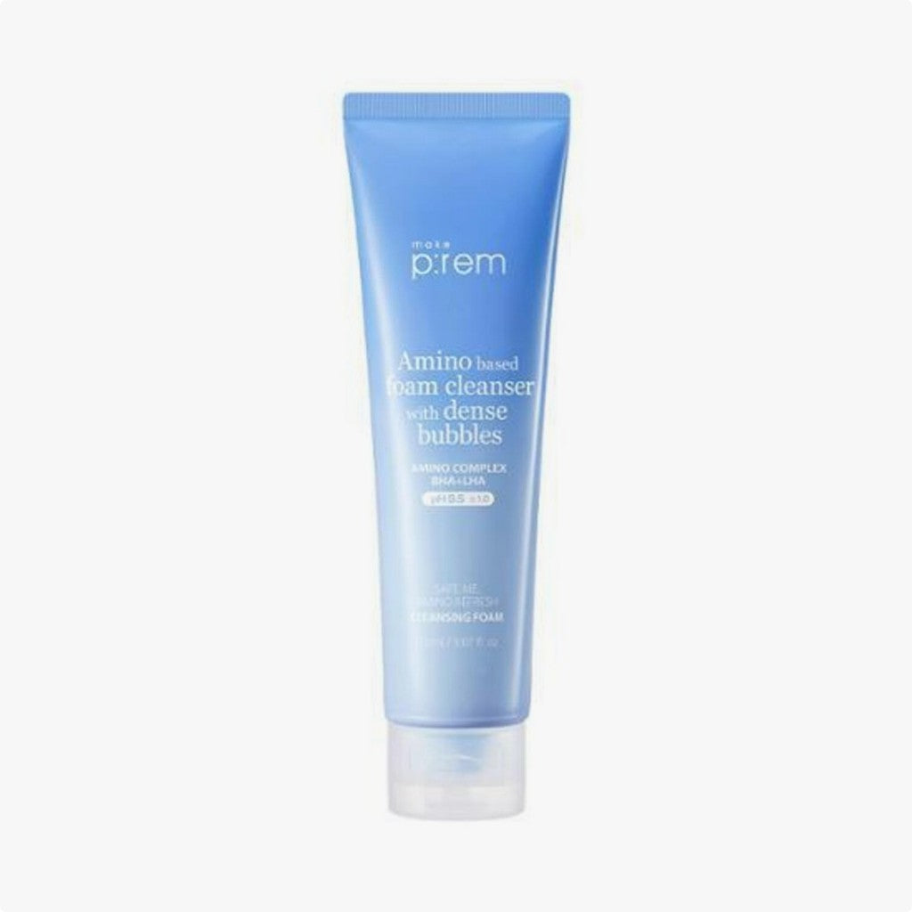 MAKE PREM Safe Me Amino Refresh Cleansing Foam 150mL / mini cleansing balm 20ml