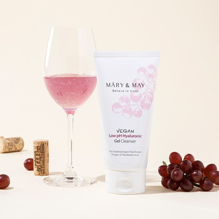 MARY&MAY Vegan Low pH Hyaluronic Gel Cleanser 150ml