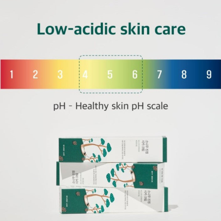 ROUND LAB Pine Calming Cica Cream 50mL | 5-CICA solution for hormonal breakouts, acne-prone skin and rosacea, Nourishing & moisturizing cream (1.69fl.oz)