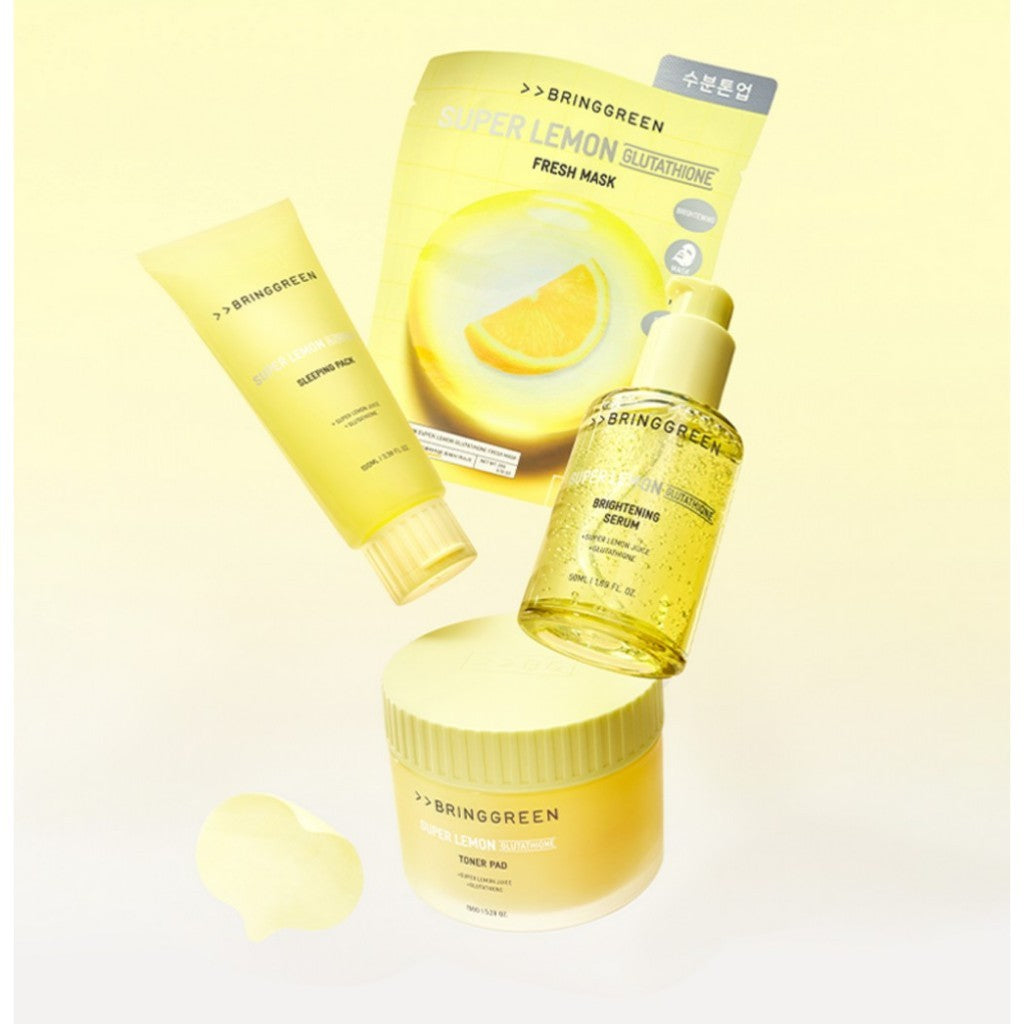 [Bring Green] Super Lemon Glutathione Brightening Serum, 50mL - No Box