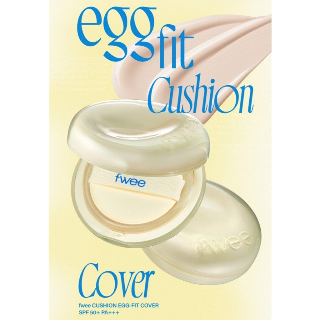 [NEW] FWEE Cushion Egg Fit Cover (5colors) | SPF50+ PA+++