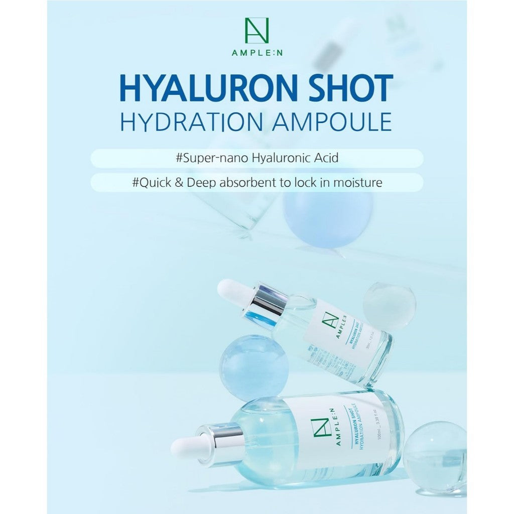 AMPLE:N Hyaluron Shot Hydration Serum, 100mL