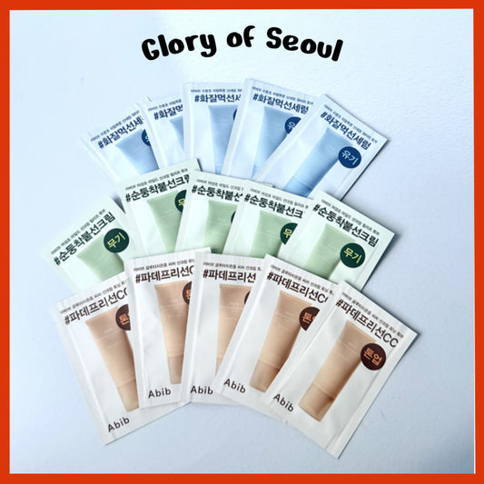 Abib Sunscreen Sachet 5ea Set (3 Types)