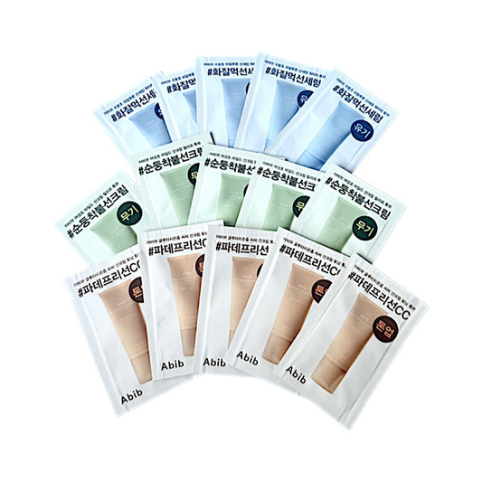 Abib Sunscreen Sachet 5ea Set (3 Types)