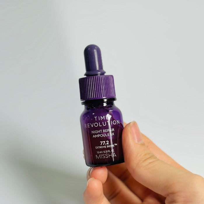 [MINI] MISSHA Time Revolution Night Repair Ampoule 10ml / Cream 10ml