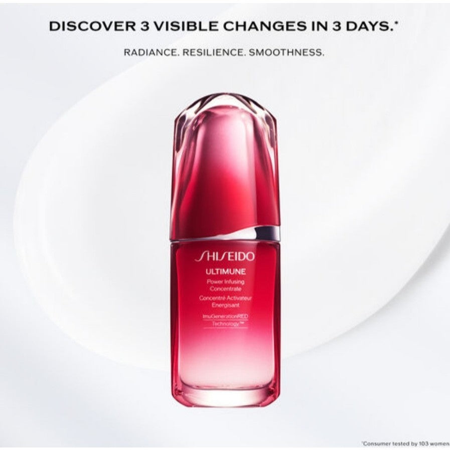 [MINI] Shiseido Essential Energy Hydrating Cream 15ml / Ultimune Power Infusing Serum 10ml