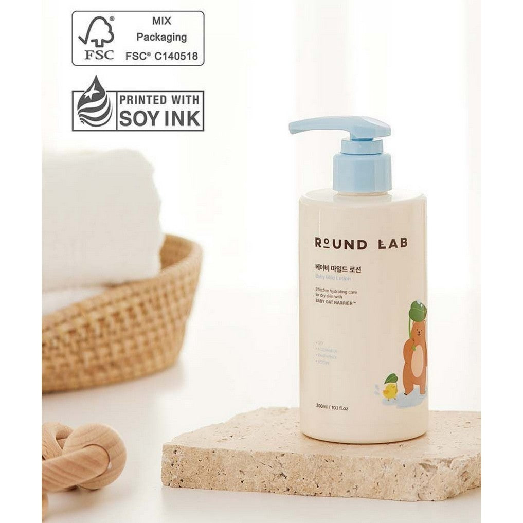 ROUND LAB  Baby Mild Lotion, 300mL