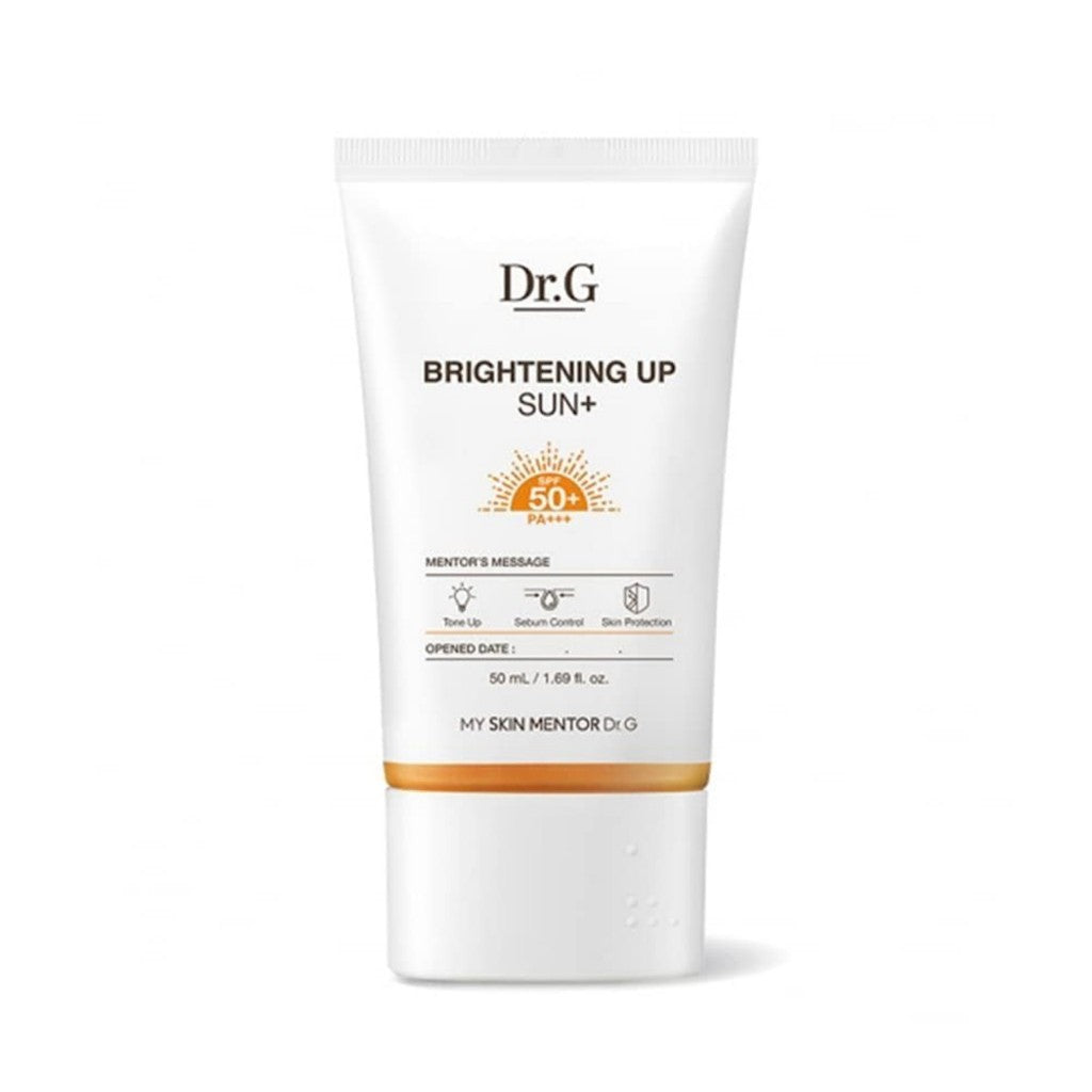 Dr.G Sunscreen, 50ml (3 Types) | SPF50+ PA++++, Green Mild Up / Brightening Up / R.E.D Blemish Soothing Up Sun Cream