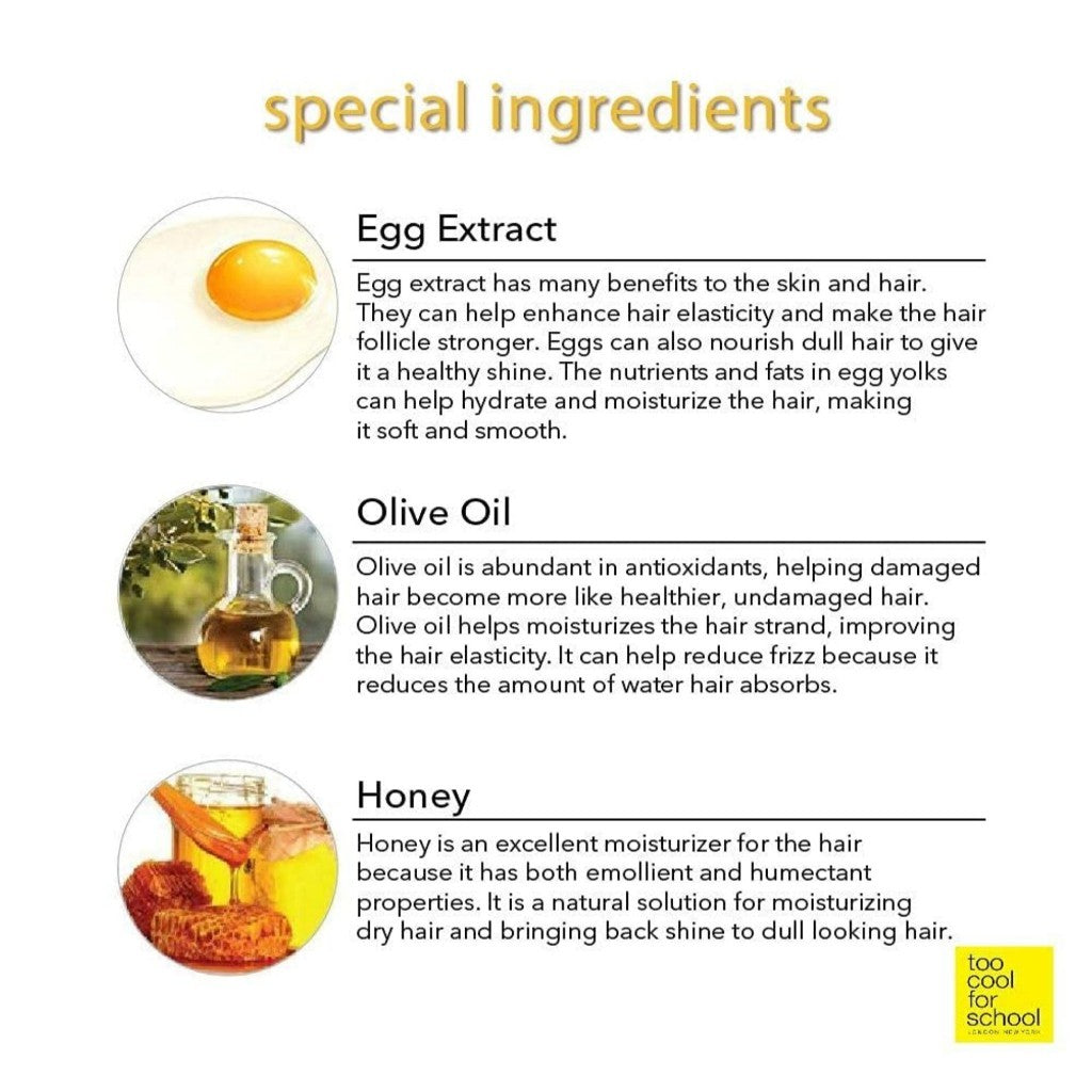 Too Cool For School Egg Remedy Hair Pack, 200g