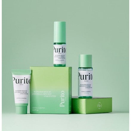 [MINI KIT] PURITO Mini Wonder Releaf Centella Unscented Kit