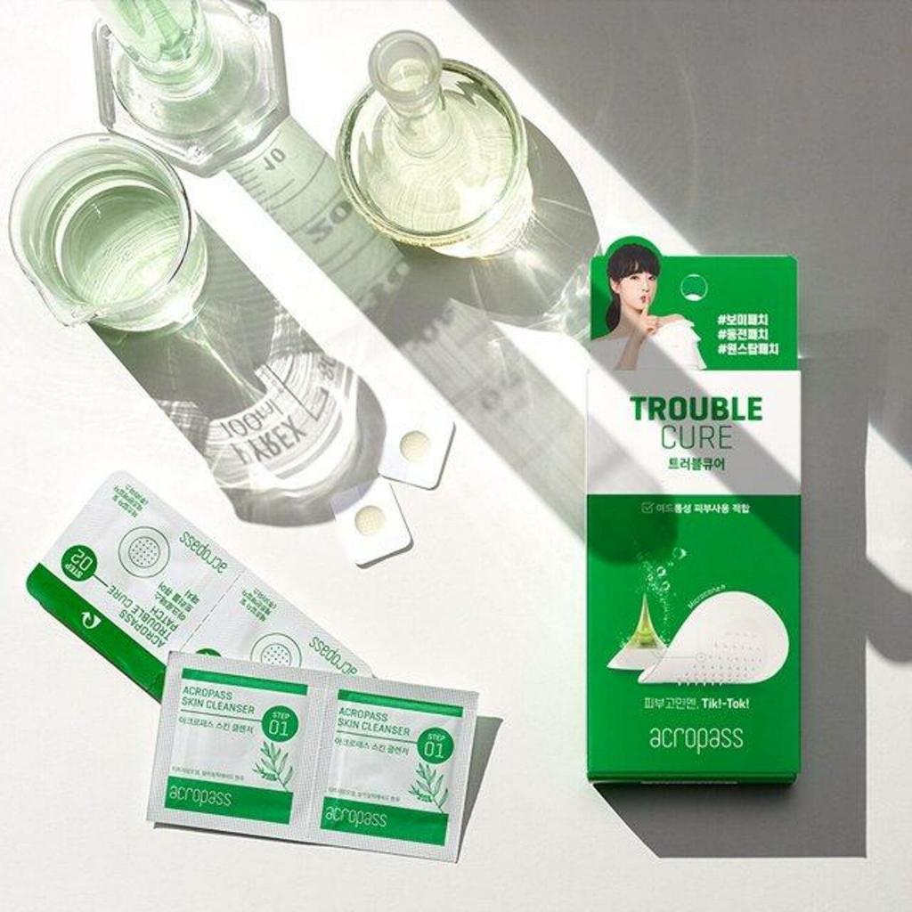 ACROPASS Trouble Cure Microcone for Blemishes - Hydrocolloid, Acne Pimple Spot Patches 3Type(6/24/36ea)